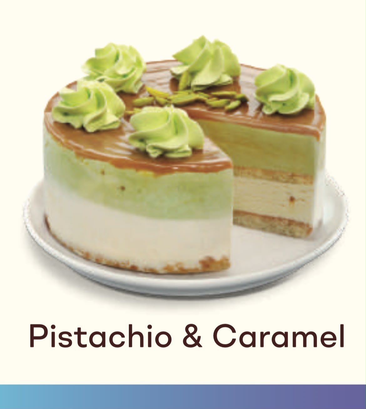 Pistachio Caramel Cake